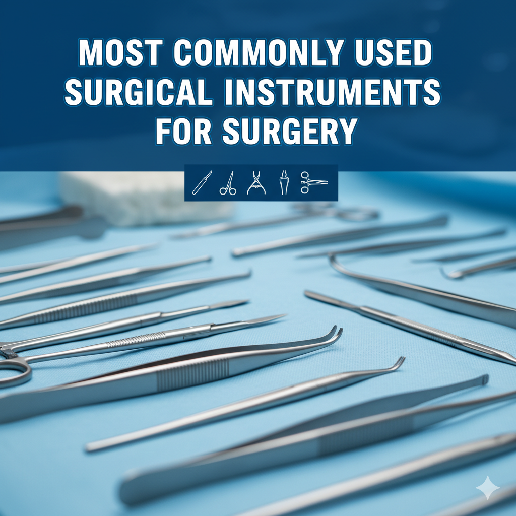 Most Commonly Used Surgical Instruments for Surgery